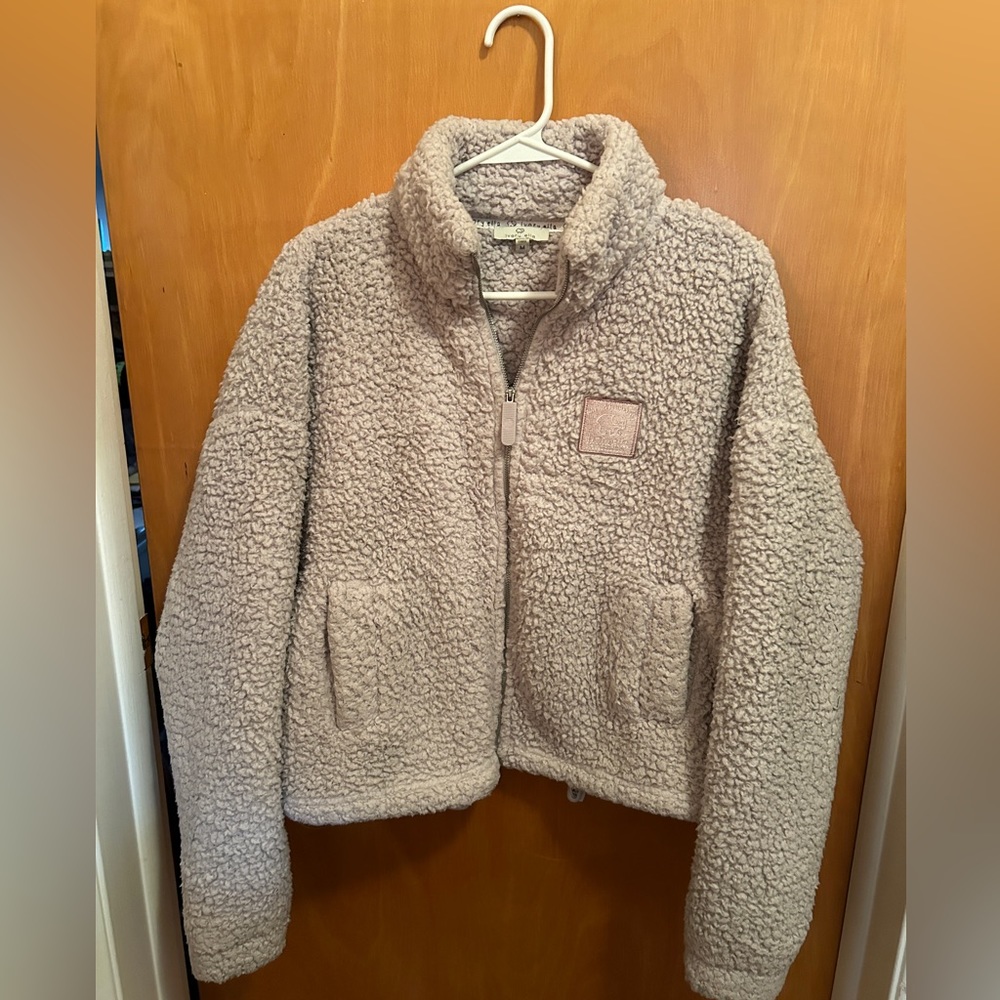 Ivory Ella Sherpa Jacket